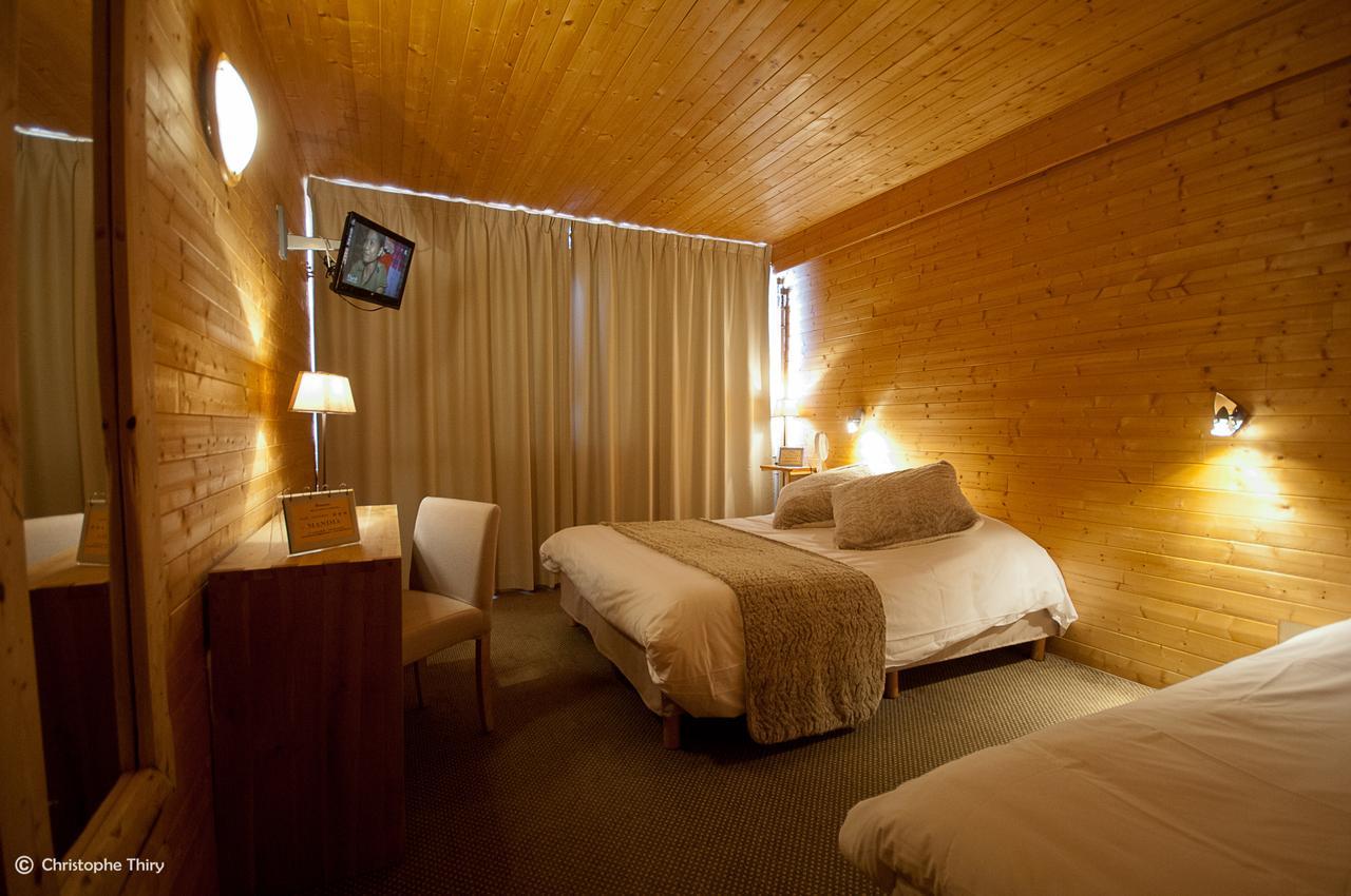 Hotel-Restaurant La Mandia La Mongie Habitación foto